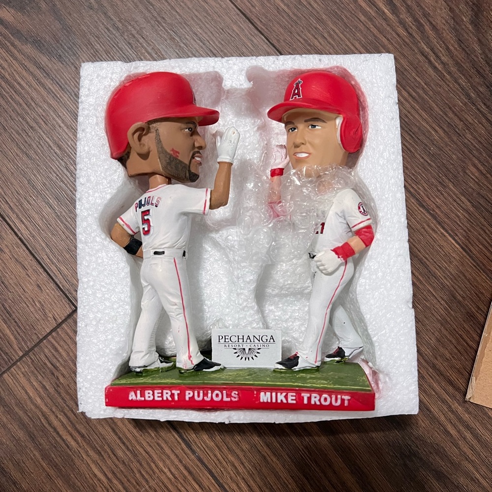 Trout & Pujols Double Bobble Head